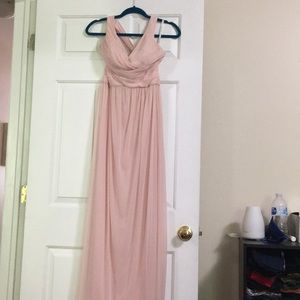 David’s Bridal Bridesmaid Dress Petal Pink